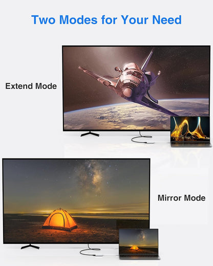 USB C to HDMI Adapter, 4K HDMI to USB-C Multiport Hub Adapter with 100W PD & USBA 3.0 Port, Type C Digital AV Converter for iPad Pro,MacBook Pro/Air,iPhone 15/16,Switch,TV, Monitor and More(Silver)