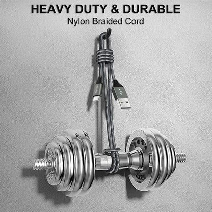 Long USB C Cable [12ft, 2-Pack], etguuds Fast Charging USB A to Type C Charger Cable Braided for Samsung Galaxy S22 S21 S20 Ultra 5G S10 S10E S9 Note 20 10 9, A10e A20 A33 A32 A50 A70, LG, Moto, Pixel