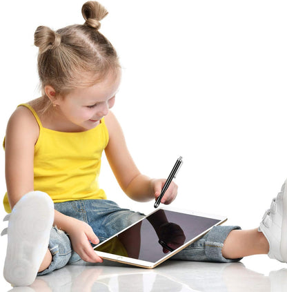 Outus 36 Pcs Stylus Pen for Universal Capacitive Touch Screens Devices, Stylus Pen Compatible with Tablet for Classroom Travel Olders Friendly(Black, Silver)