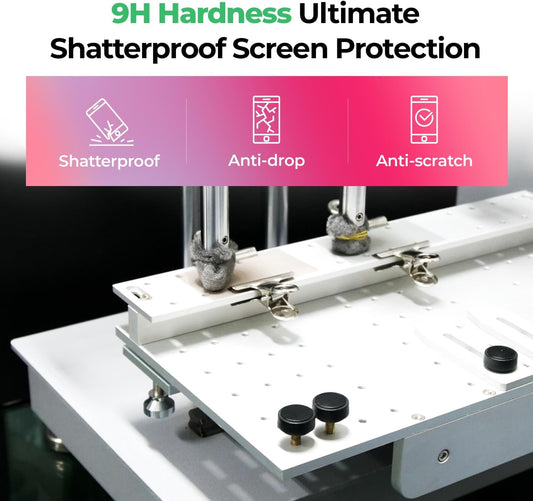 SIELO 2 Pack Matte Screen Protector, 9H Hardness Shatterproof & paper-feel PET Film, Anti-Glare & Anti-Fingerprint Case Friendly Screen Protector Film.