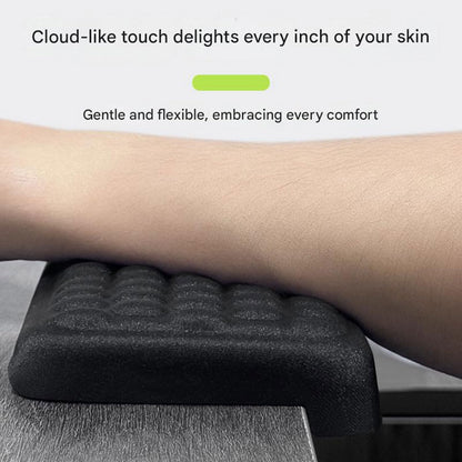 Memory Foam Ergonomic Armrest Pads for Office Chair,Computer Desk Arm Rest Support Cushion with Anti-Slip,Arm Wrist Elbow Extender Protector for Home Office Gaming–Black,2 PCs