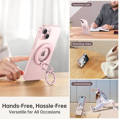 SYNCWIRE for MagSafe Ring Holder, Magnetic Phone Ring Holder Magnet Cell Phone Grip Finger Ring Kickstand Compatible with iPhone 16 15 14 13 12 Pro Max fits MagSafe Accessories