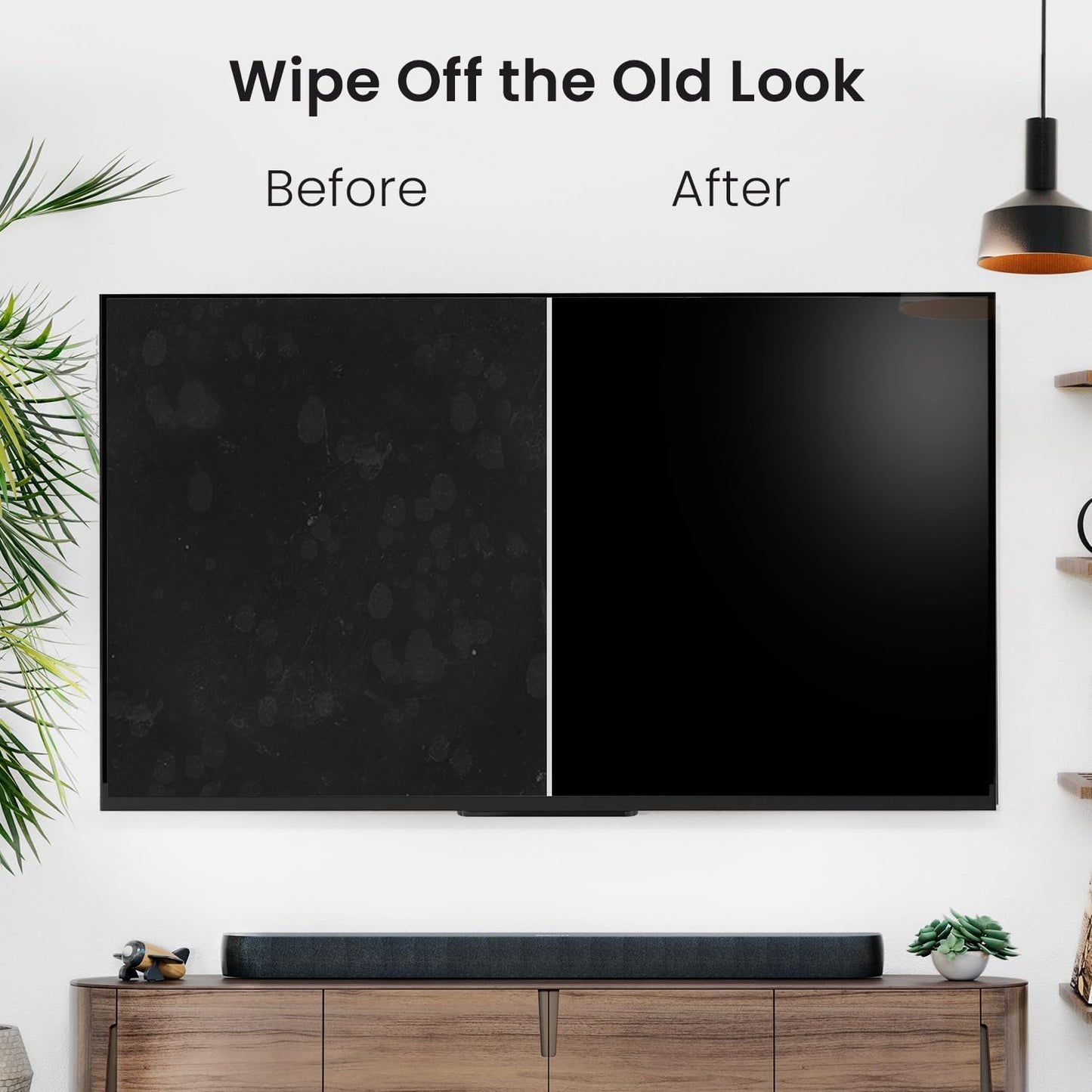 EVEO® Screen Cleaner Spray Kit (Streak-Free) TV Screen Cleaner for Smart TV, LCD, LED, OLED | Computer Screen Cleaner Spray and Wipe Microfiber Cloth - TV, Monitor, Laptop, iPad, Car - 6.7oz 4 Pack