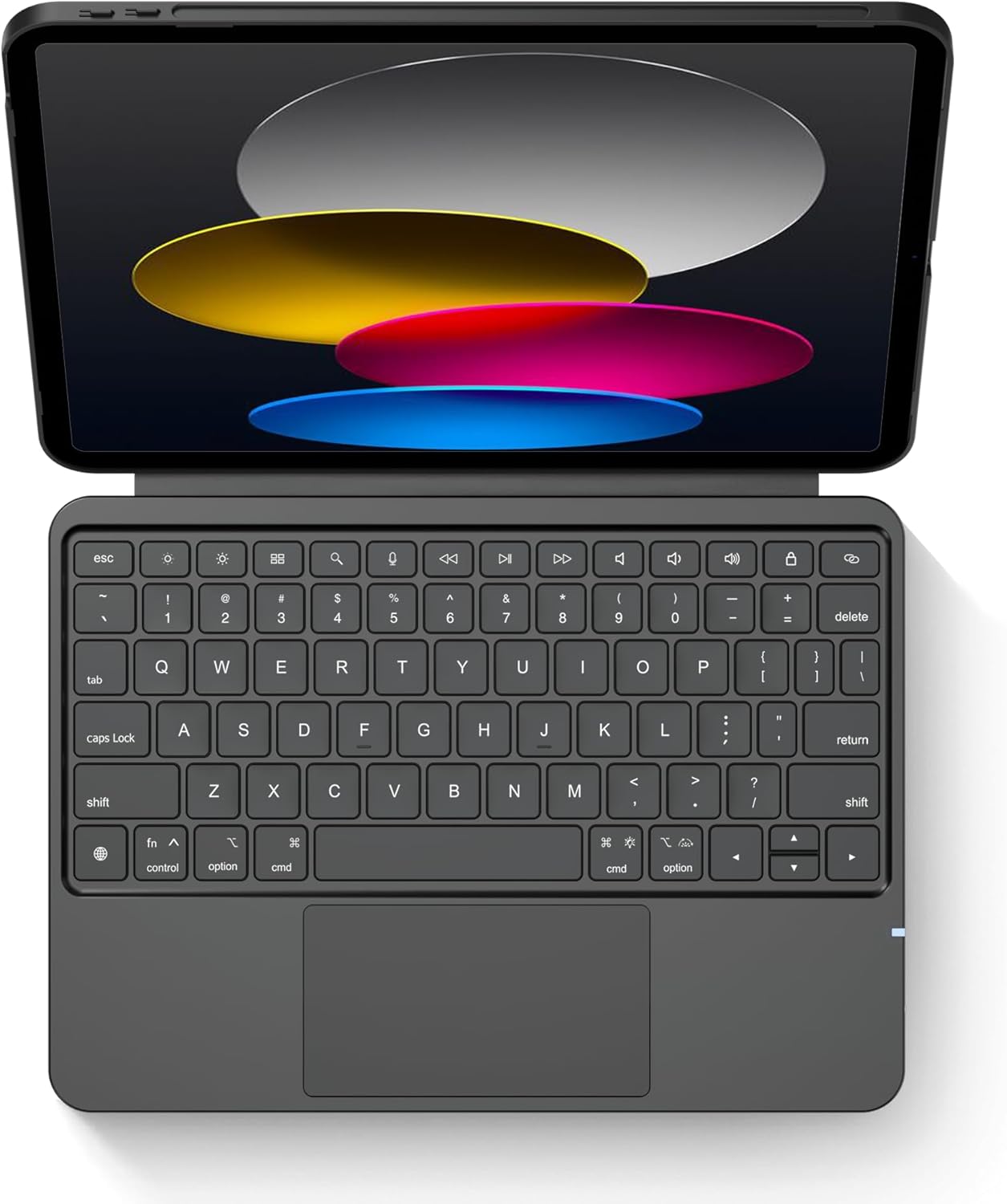 Detachable Keyboard Case for Apple iPad 11th Gen (A16) 2025 & iPad 10th Generation (10.9-inch): Wireless Backlit Keyboard with Trackpad, Magnetic Protective Cover