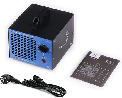 Airthereal MA5000 Commercial Ozone Generator, High Capacity Ozone Machine Odor Removal - Home Air Ionizers O3 Deodorizer for Rooms, Smoke, Cars and Pets, Eliminate Odors up to 2000sq.ft., Blue