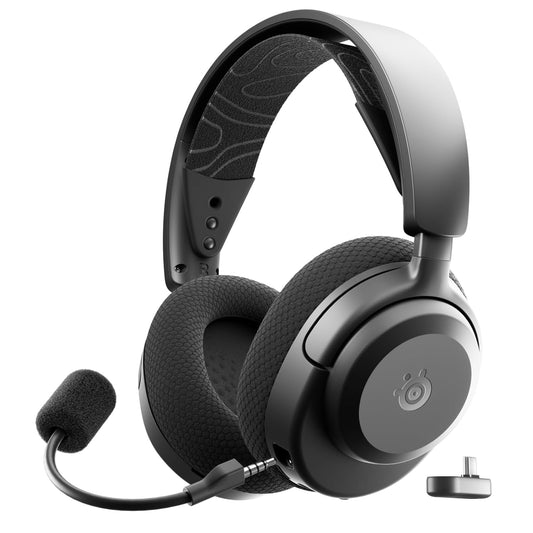 SteelSeries Arctis Nova 3X Wireless Multi-Platform Gaming Headset — Mobile App Control — 40 HR Battery — Neodymium Magnetic Drivers — 2.4GHz/Bluetooth — Xbox, PS5, PC, Switch, Mobile — Black