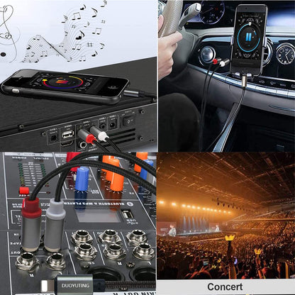 RCA Audio Cable, iOS Phone to 2 Male RCA Stereo Audio Y-Adapter for iPhone/Sound Box/Amplifier/Home Theater etc. (3.4ft)