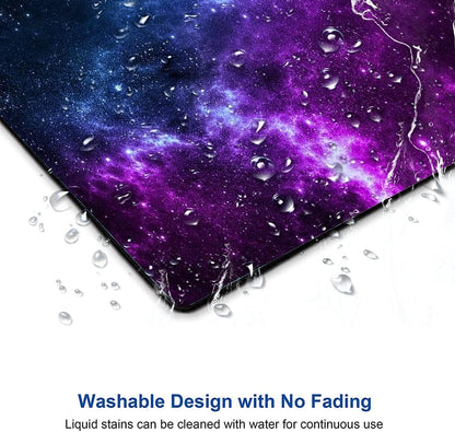 Galaxy with Lots of Star Mouse Pad, Cosmic Nebula Mouse Pad Custom Design, Square Waterproof Mouse Pad Non-Slip Rubber Base MousePads for Office Laptop, 9.5 inch x7.9 inch x0.12 inch Inch