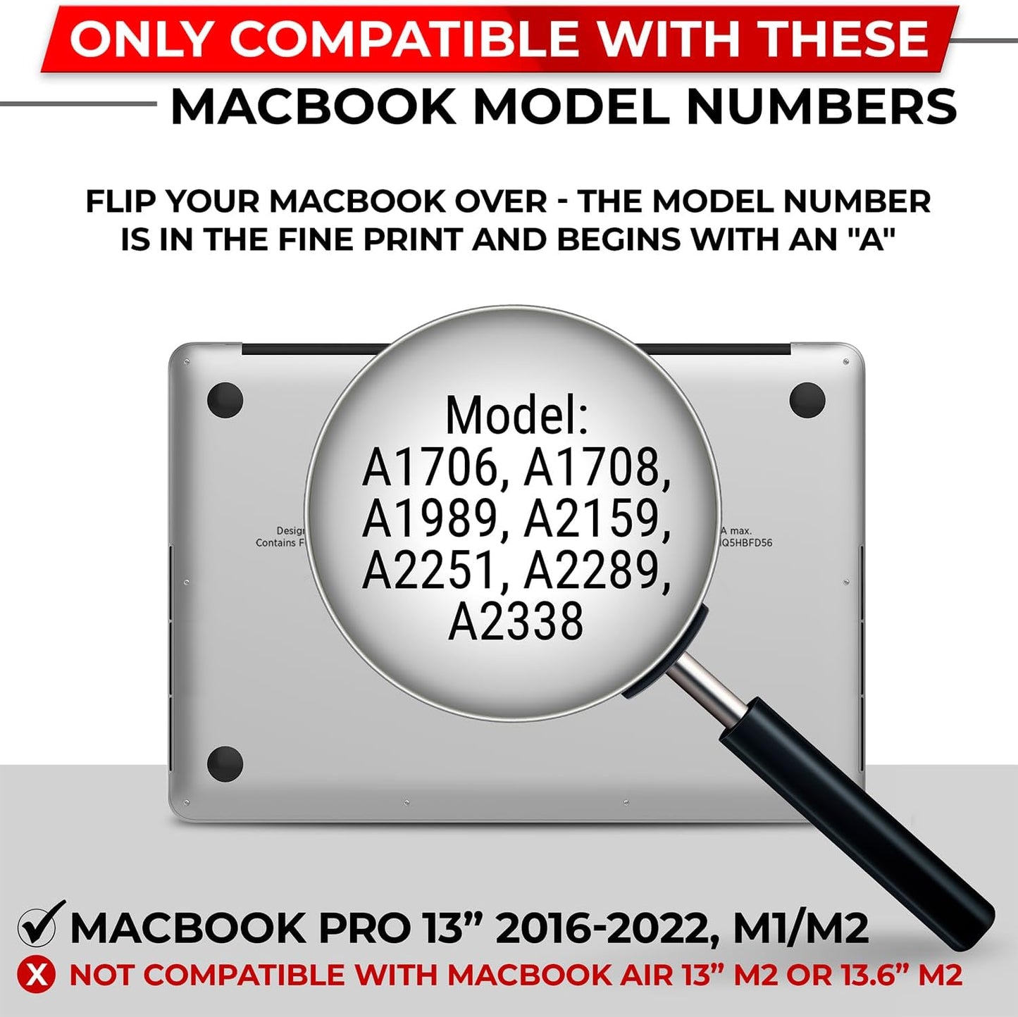 Magnetic Privacy Screen for MacBook Pro 13 Inch (2016, 2017, 2018, 2019, 2020, 2021, 2022, M1, M2) Removable Laptop Privacy Filter Shield and Protector