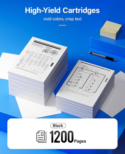 B230 B225 B235 Black Toner Cartridge 2-Pack with New chip Replacement for Xerox 006R04399 006r04400 High-Yield Toner Compatible with Xerox B225 B235 B230 B225DNI B235DNI B230DNI Printer Ink All-in-One