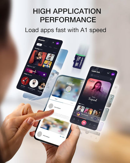 32GB CT100 microSDHC UHS-I Memory Card with Adapter - up to 100MB/s, C10, U1, V10, Full HD, A1, Micro SD Card for Smartphones, Tablets, Cameras, Gaming Consoles, and Drones (3 Pack)