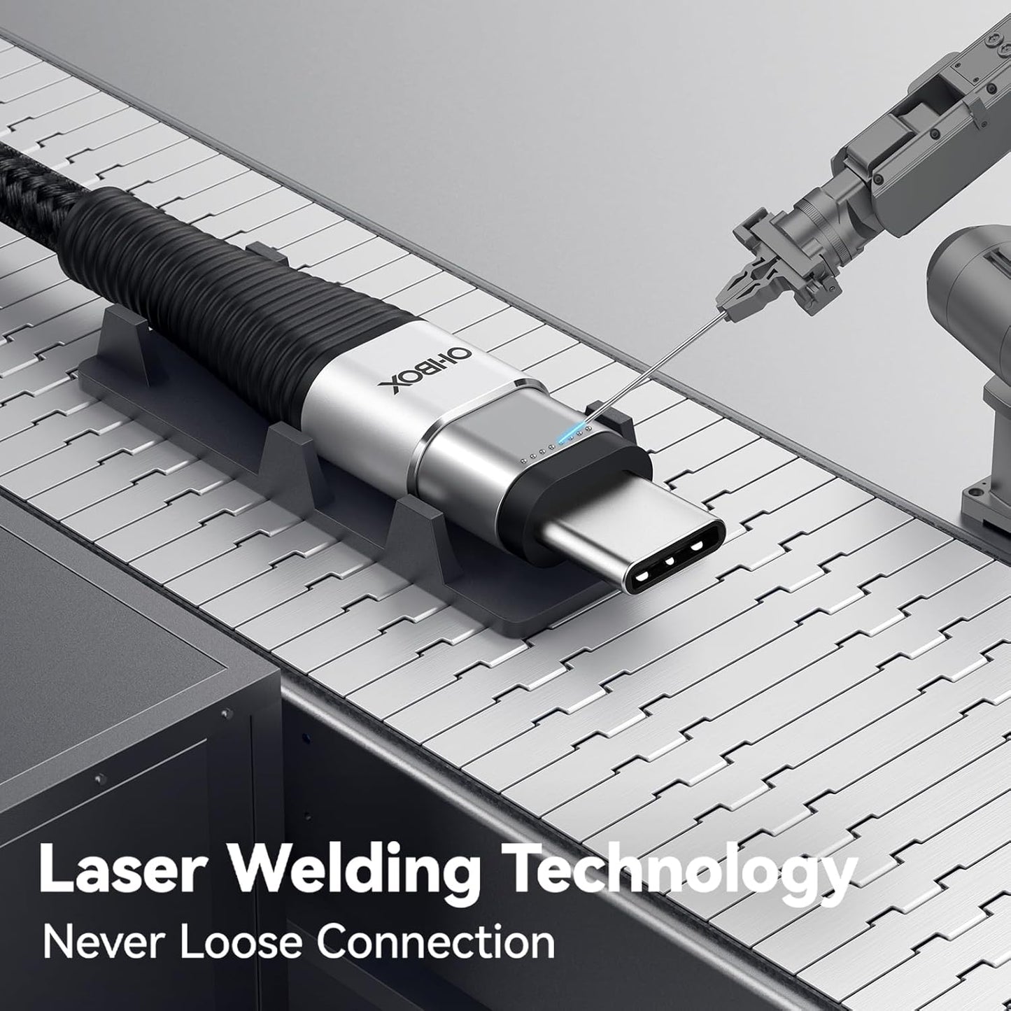 Extra Long USB C to USB C Cable 15FT 100W, USB C Charger Cable Fast Charging Cord Braided, Type C Cable for iPhone 16 15/15Plus/15Pro/Max, MacBook Pro/Air, iPad Pro/Air/Mini,Samsung,Pixel,Laptop