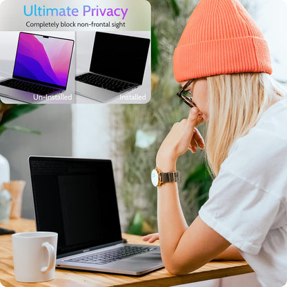 Magnetic Privacy Screen for MacBook Pro 16 Inch (2021-2025, M1, M2, M3, M4), 16inch Removable Matte Anti Blue Light Glare Private Filter Protector for Mac Pro 16.2" Laptop