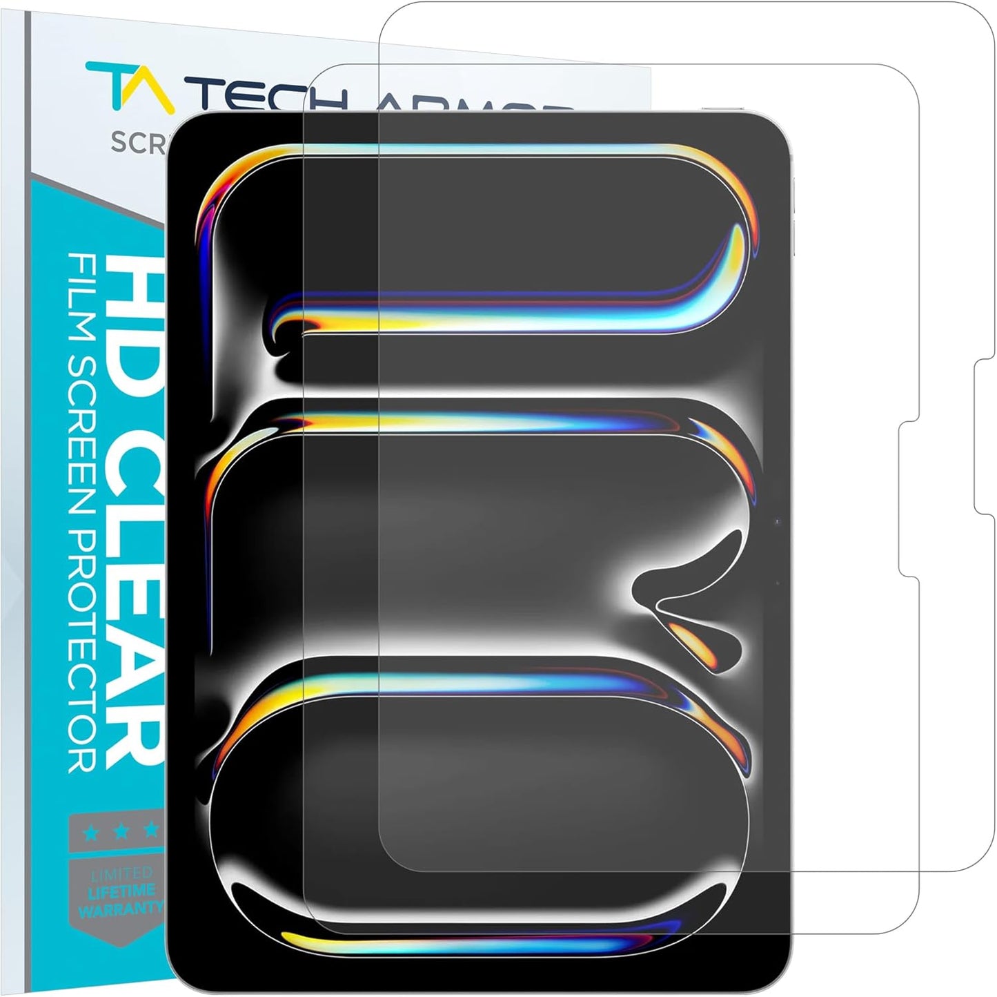 Tech Armor Matte Anti-Glare Film Screen Protector for iPad Air 13 (2025) and iPad Pro 13 Inch 2024 - Perfect for Drawing, Writing, and Note-taking like on Paper 2 Pack