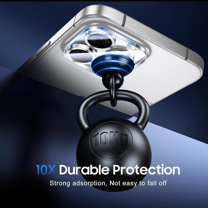 UniqueMe for 3 Pack iPhone 16 Pro/iPhone 16 Pro Max Camera Lens Protector - [Drop Protection] [Case Friendly] 9H Tempered Glass Camera Cover Screen [Update New Version] - Silver