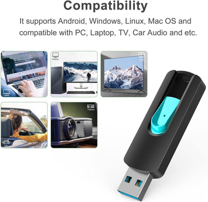 Aiibe 64GB Flash Drive 3.0 3 Pack 64GB Thumb Drive USB Drive 64 GB Jump Drives USB 3.0 Flash Drives Memory Stick Zip Drives (64G, Red Green Cyan)