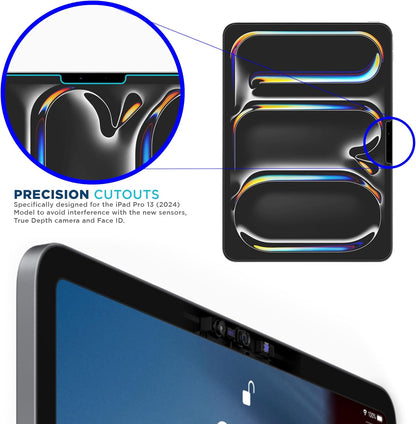Tech Armor Matte Anti-Glare Film Screen Protector for iPad Air 13 (2025) and iPad Pro 13 Inch 2024 - Perfect for Drawing, Writing, and Note-taking like on Paper 2 Pack