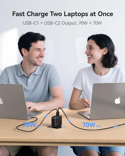 Baseus PD3.1 140W USB C Charger, PPS Fast Charger Type C, Fast Charging Block for MacBook Air/Pro, Pixelbook, iPad, iPhone 17/16 Series, Galaxy S25 Ultra and More