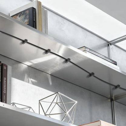 10 Pack Magnetic Cord Organizer Holder, Cable Clips - Strong Magnet Wire Management for Desk, Under Desk, Nightstand, Office, Car, Kitchen, Adjustable