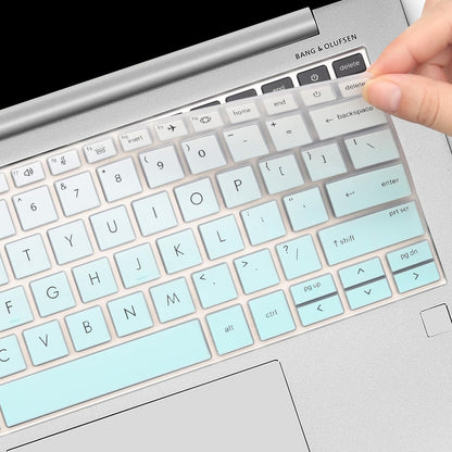 Keyboard Cover for HP EliteBook 830 835 840 845 1040 G9 G10 2023 2022 13.3 14 inch Laptop Accessories Keyboard Protective Skin (Not fit 840 845 1040 G8 G7 G6 G5 G4 G3)-OmbreMint