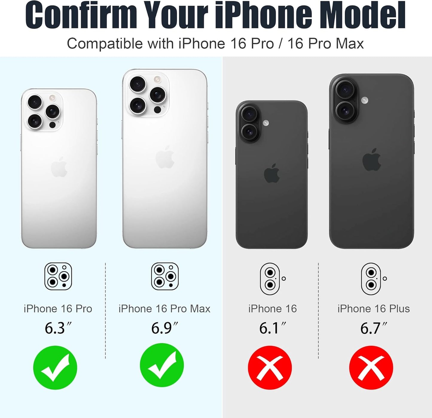 AGVEE 3+3 6 Pack for iPhone 16 Pro 6.3" / 16 Pro Max 6.9" Camera Lens Cover Protector, Bling Glitter & CD-Textured Metal Ring 9H Tempered HD Glass Camera Cover Protector Film, Glitter-Silver