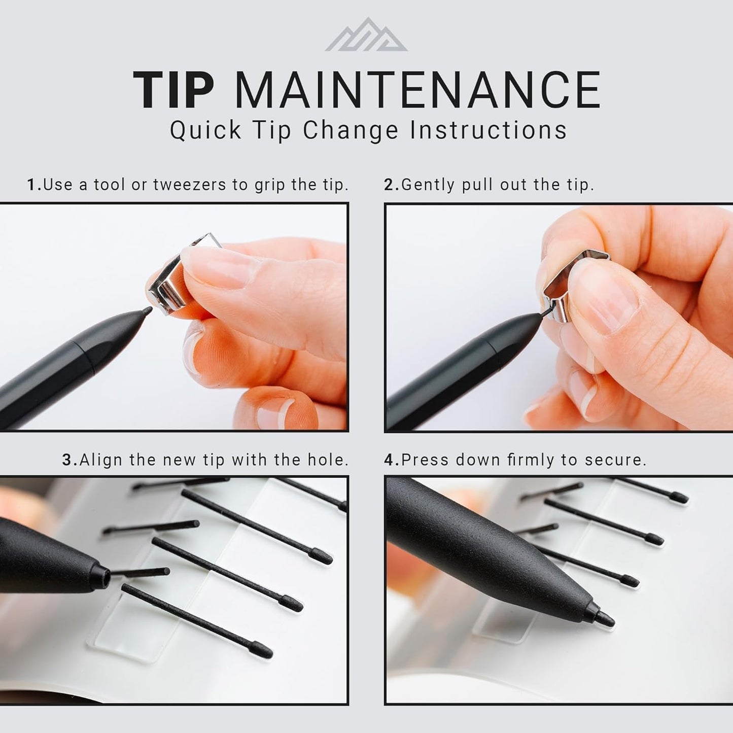 V-Pen Stylus Nibs for Remarkable 2 (10-Pack) - Superior Black Tips for Precision, Effortless Installation, Enhanced Durability, Ideal for Professional and Artistic Usage