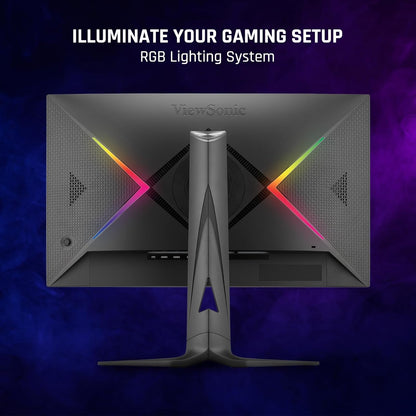 ViewSonic XG2536 25 Inch 1080p IPS Gaming Monitor with 280Hz, 0.5ms, FreeSync Premium, NVIDIA G-Sync Compatible, RGB Lighting, Advanced Ergonomics, HDMI, DP and 65W USB-C Inputs