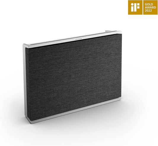 Bang & Olufsen Beosound Level Portable Wi-Fi Multiroom Speaker, Natural Aluminum/Dark Grey