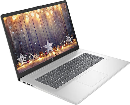 HP 17.3" Business Laptop Computer, 64GB RAM 2.2TB Storage (2TB SSD+256GB Docking Station Set), 10-Core Intel Core i5, Windows 11 Pro & Microsoft Office Included, Fingerprint Reader, PLUSERA Earphones