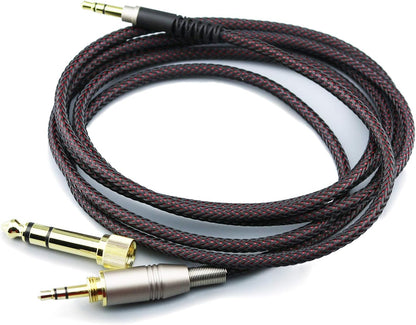NewFantasia Replacement Audio Upgrade Cable Compatible with Audio-Technica ATH-M50xBT, ATH-AR3BTBK, ATH-SR50BT, ATH-ANC9, ATH-ANC7B, ATH-SR5BTBK, ATH-S700BT Headphones 2meters/6.6ft