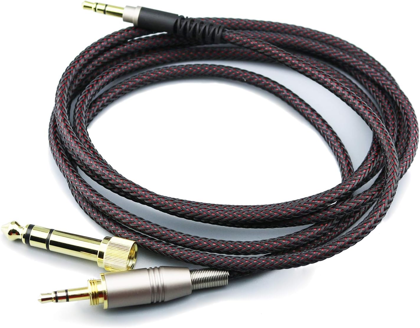 NewFantasia Replacement Audio Upgrade Cable Compatible with Audio-Technica ATH-M50xBT, ATH-AR3BTBK, ATH-SR50BT, ATH-ANC7B, ATH-ANC9, ATH-S700BT, ATH-SR5BTBK Headphones 1.5meters/4.9ft