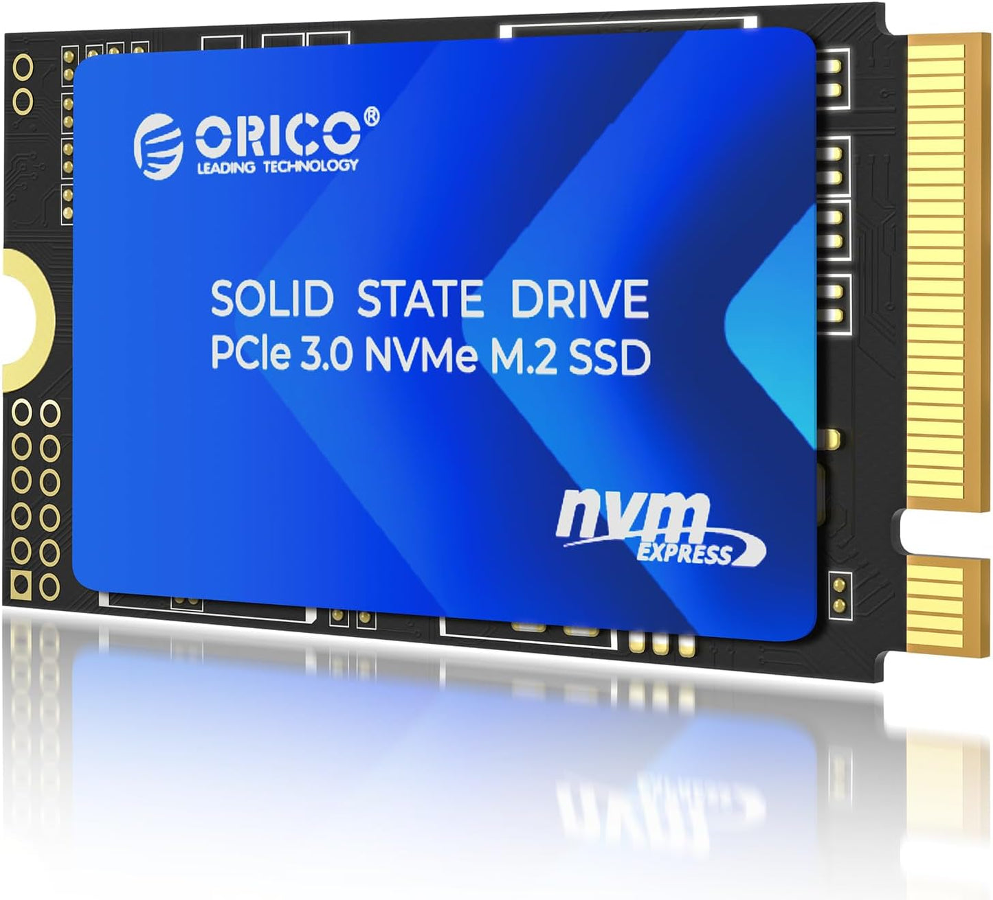ORICO M.2 2242 NVMe SSD 512GB, PCIe 3.0 with 3200MB/s Read Speed, 3D NAND, Copper Heat Sink for Laptops, Mini PCs, IoT Devices, and DIY External Drives - J10-2242