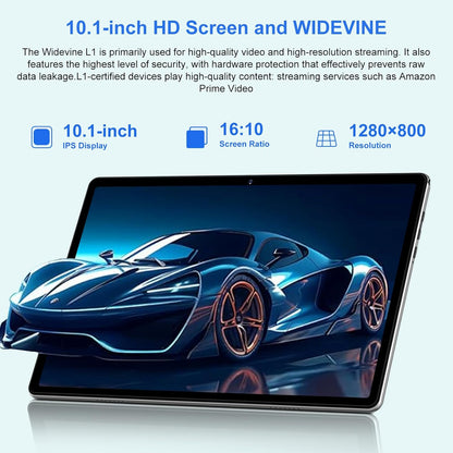 Android 14 Tablet 10 Inch Tablets, 20GB+128GB/1TB Expandable, Tablets with Octa-Core, WiFi 6, Dual Camera, BT 5.0, 6000mAh Battery, HD IPS Display, Widevine L1, Tablet with Keyboard Mouse - Sliver