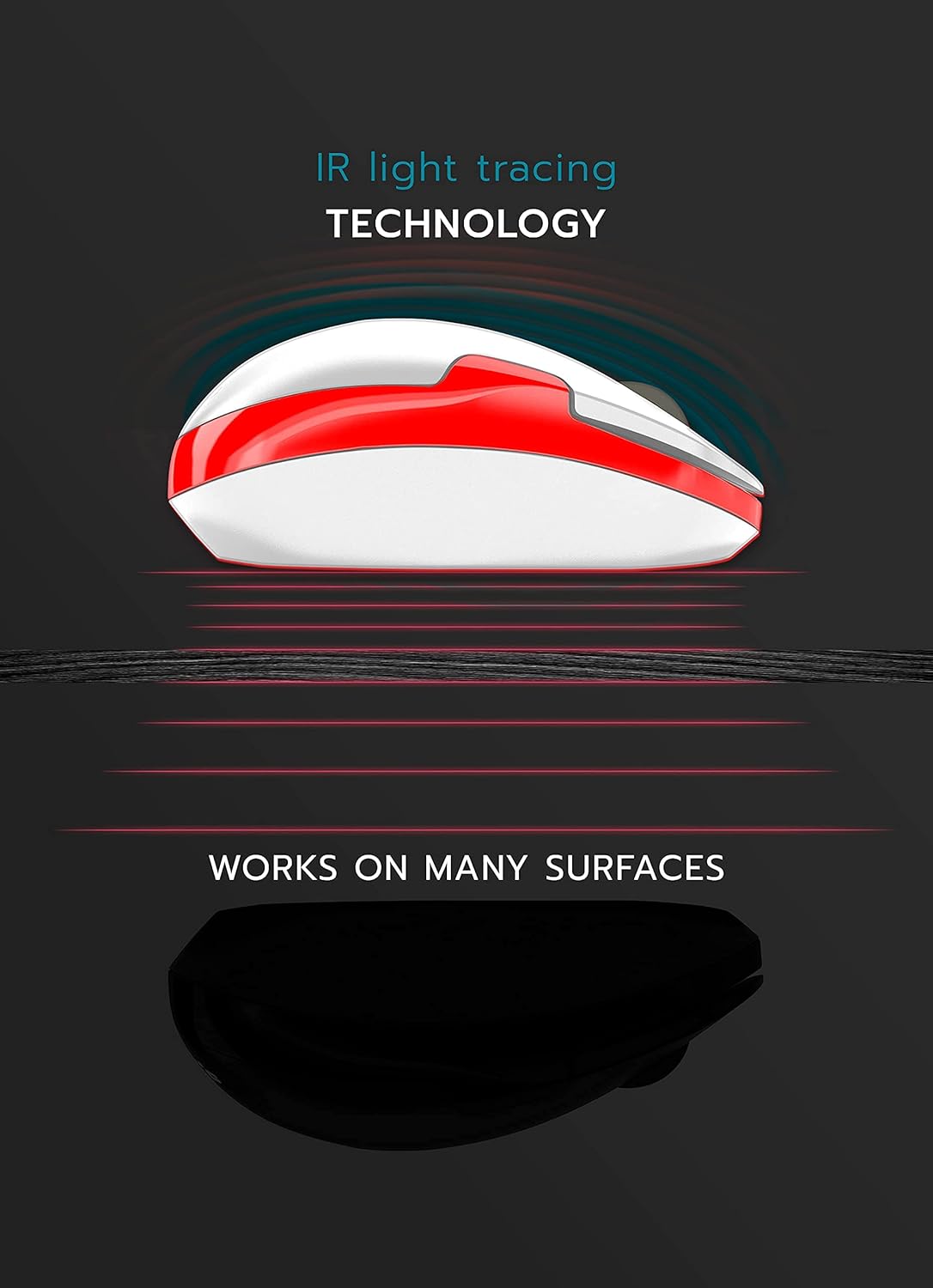 – Wireless Silent Optical Mouse with USB Receiver and Batteries – Cordless, Portable, Quiet Click Mouse for PC, Laptop, Chromebook, Computer