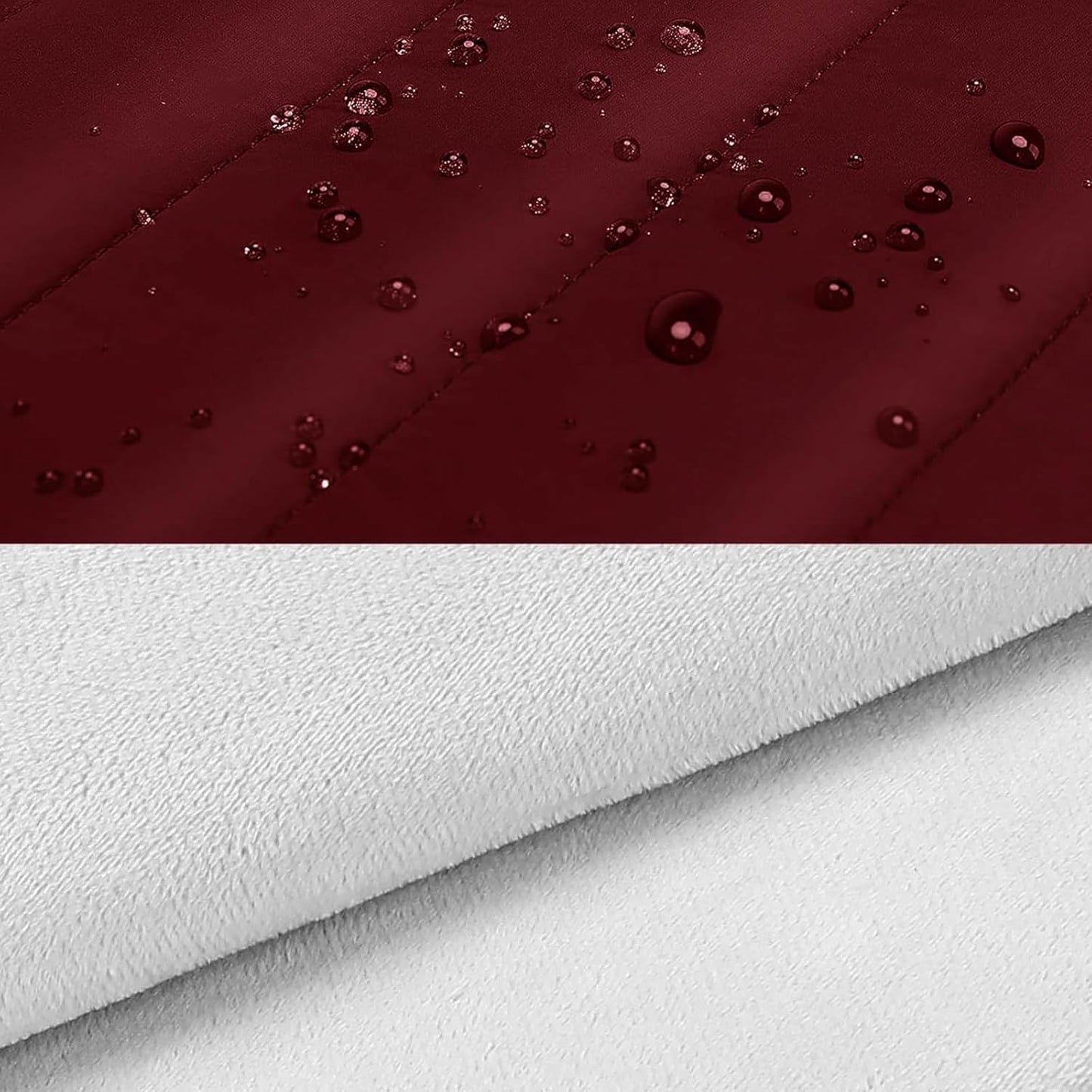 MOSISO 15-15.6 inch Laptop Case, 16 inch Puffy Laptop Sleeve Compatible with MacBook Pro 16, HP Dell ASUS Acer Toshiba Lenovo Notebook Computer, Polyester Horizontal Bag with Small Case, Red