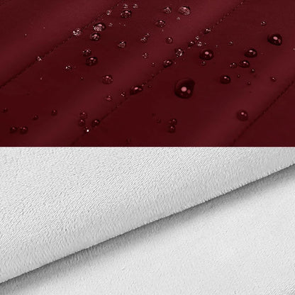 MOSISO 15-15.6 inch Laptop Case, 16 inch Puffy Laptop Sleeve Compatible with MacBook Pro 16, HP Dell ASUS Acer Toshiba Lenovo Notebook Computer, Polyester Horizontal Bag with Small Case, Red