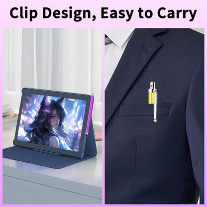 40 Pack Stylus Pen,High Precision and Sensitivity Stylus for Everyday Writing/Drawing,Universal Stylus Compatible with All Touch Screens,10 Colors