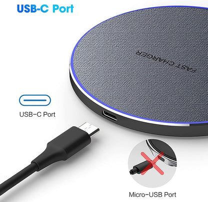 Fast Wireless Charger,20W Max Wireless Charging Pad Compatible with iPhone 16/15/14/13/12/SE/11/11 Pro/XS Max/XR,AirPods;FDGAO Wireless Charge Mat for Samsung Galaxy S25/S24/S23/Note,Pixel/LG