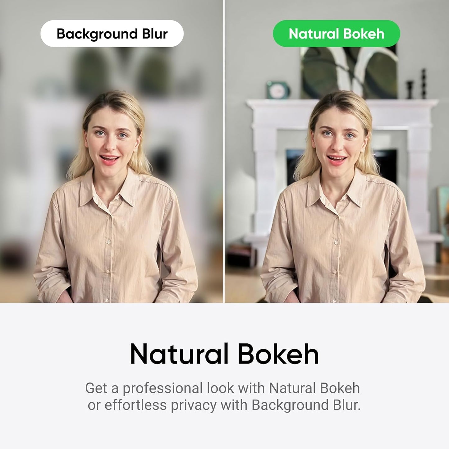 Insta360 Link 2C Tripod Bundle - 4K Webcam for PC/Mac, 1/2" Sensor, Auto Framing, HDR, AI Noise-Canceling Mic, Gesture Control for Streaming, Video Calls, Gaming, Works with Zoom, Teams, Twitch & More