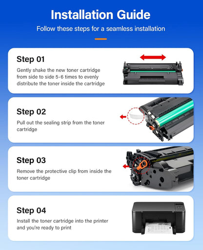 148X Black Toner Cartridge High Yield with chip 2-Pack Replacement for HP 148X W1480X 148A W1480A Compatible with HP LaserJet Pro MFP 4101dw 4101fdn 4101fdw 4001dn 4001dw 4001n Printer Ink 4001 4101 e