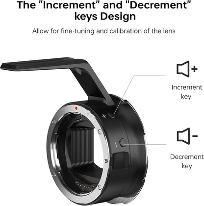 VILTROX EF-DL Lens Mount Adapter Auto Focus EF/EF-S Lens to DJI Ronin 4D Camera Lens Adapter Converter with USB Type-C Upgrade Compatible with Canon EF/EF-S Lens to DJI Ronin 4D Camera