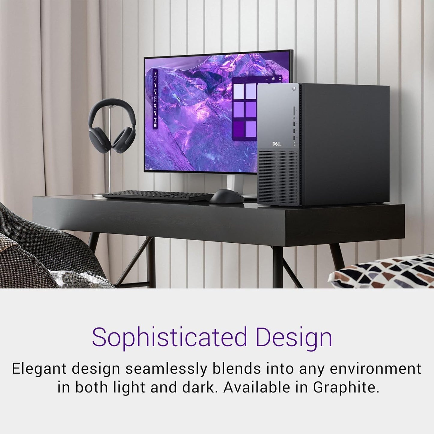 Dell Tower Plus EBT2250 Desktop Computer - Series 2 Intel Core Ultra 9 285 24-Core Processor up to 5.6 GHz, 32GB DDR5 RAM, 8TB NVMe SSD, NVIDIA GeForce RTX 4060 8GB GDDR6, Windows 11 Pro, Graphite