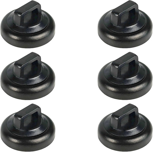 Magnet Zip Tie Mount Magnetic Zip Ties Mount Clips Base Holder Strong Multipurpose Wire Cable Holder Mount Wire Clips Management for Home Office Marine Electrical Wiring (6 Pcs, D19 Small)