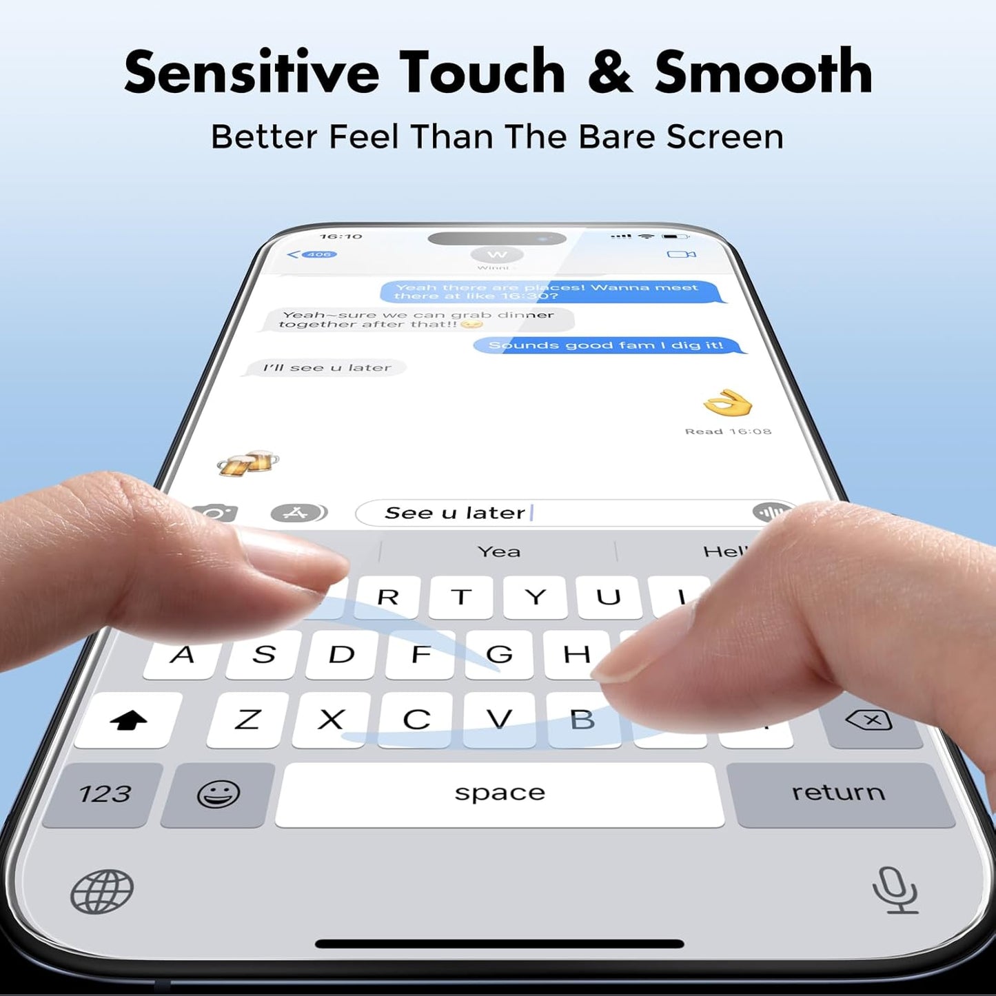 UNBREAKcable 3-Pack Screen Protector for iPhone 15 Pro Max, Double Shatterproof Tempered Glass [Easy Installation Frame] [HD Clear] [9H Hardness] [Full Coverage] for iPhone 6.7 inch