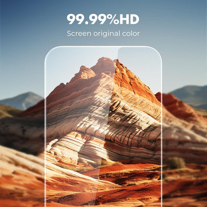 UNBREAKcable 3-Pack Screen Protector for iPhone 16 Pro, Double Shatterproof Tempered Glass [Easy Installation Frame] [9H Hardness] [99.99% HD Clear] [Case Friendly] for iPhone 6.3 inch