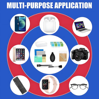 10 PCS USB Type C Anti Dust Plugs Cover, C-Type Port Dust Plug, Anti-Lost USB C Charging Port Dust Covers Protectors for 15 16 Plus Pro Max, Samsung, with Digital Product Cleaning Kit