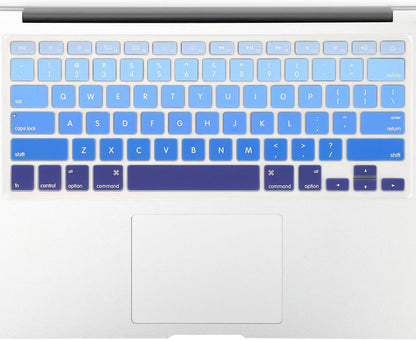 Allinside Blue Ombre Keyboard Cover Skin for MacBook Pro 13" 15" 17" (2015 or Older Version), MacBook Air 13" A1369/A1466, Older iMac Wireless Keyboard MC184LL/B