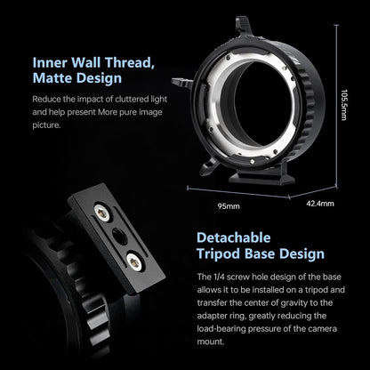 VILTROX PL-GFX Lens Adapter, Lens Converter Ring Camera Lens Mount Adapter Ring Compatible with PL Lens to Fuji G Mount GFX Cameras Fuji GFX100S,GFX100,GFX50R,GFX50S,GFX50S II/PL-GFX Pro