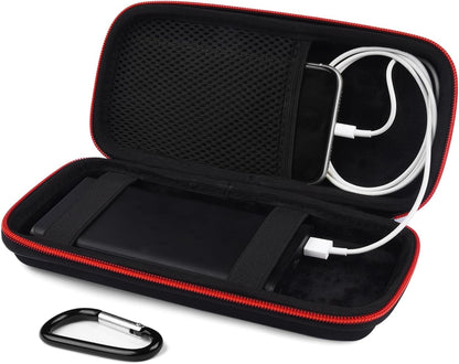 Power Bank Hard Travel Case Medium Compatible RAV Power 26800/20100/20000mAh, Anker Power Core 26800mAh/ PowerCore +26800mAh, INIU 10000mAh and Miady 10000/15000mAh (Medium Black)