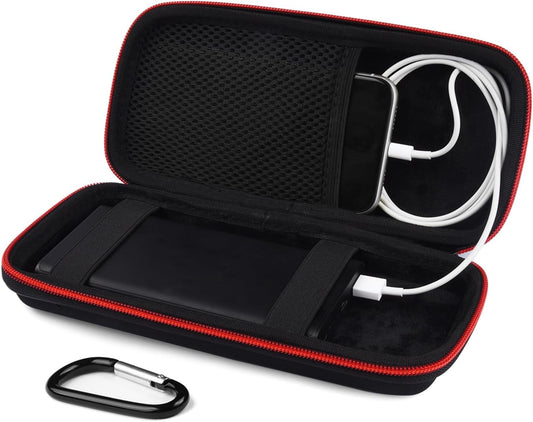 Power Bank Hard Travel Case Medium Compatible RAV Power 26800/20100/20000mAh, Anker Power Core 26800mAh/ PowerCore +26800mAh, INIU 10000mAh and Miady 10000/15000mAh (Medium Black)